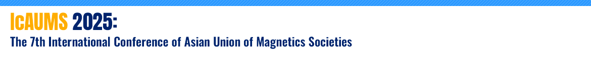 Abstract Download | The Asian Union of Magnetics Societies (AUMS)